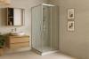 Душевой уголок Royal Bath RB HPD-T-ST профиль сатин, стекло прозрачное, 90x80x200