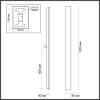 Уличный настенный светодиодный светильник Odeon Light Fibi 4379/29WL фото 3