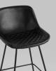 Стул полубарный Stool Group Деймон AV 463-H/bl-9005(PP) Черный фото 7