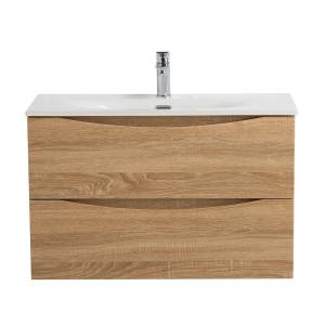 Тумба под раковину BelBagno MARINO-CER-MINI-800-2C-SO-WO-P подвесная, Rovere Bianco, 79.6x39