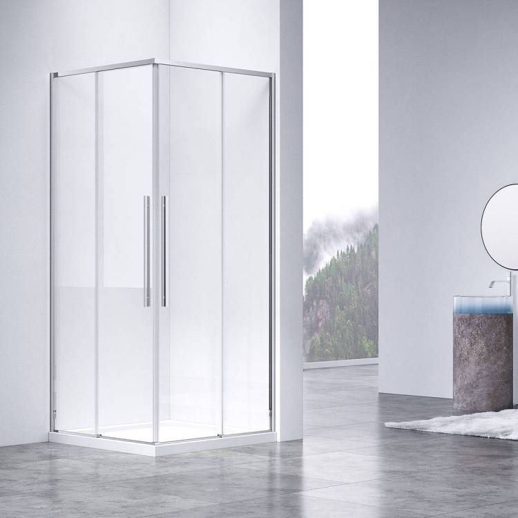 Душевой уголок Vincea Slim-N VSS-4SN900CL 900x900, хром, стекло прозрачное