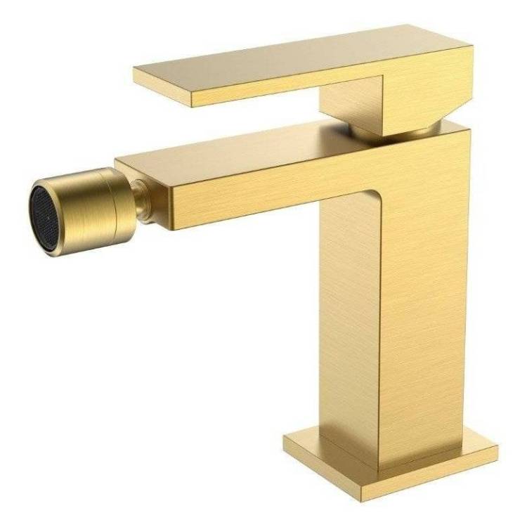 Смеситель для биде Boheme Qubic 476-MG Matt Gold