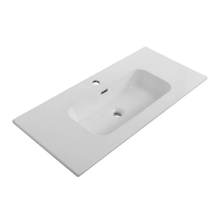 Раковина Cezares Duet CZR-8095-100 100 см, белая глянцевая