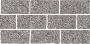Бордюр Kerama Marazzi Роверелла BR025 Пепельный Мозаичный 34.5x14.7