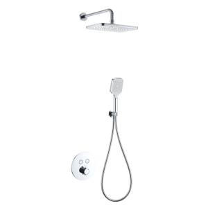 Душевой комплект Wonzon & Woghand WW-D2017-A-CR хром, с термостатом