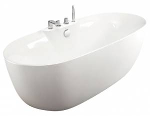 Акриловая ванна Esbano Rome-SM ESVAROMESM белая 170x80x58