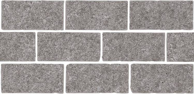 Бордюр Kerama Marazzi Роверелла BR025 Пепельный Мозаичный 34.5x14.7