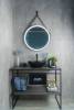 Раковина Gid Lago Nc901 52223 черная матовая, 41x34x15 фото 3