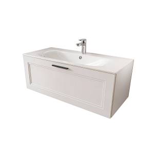 Тумба с раковиной Terminus Classik CLA101001900301O белый, 100x38