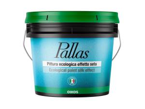 Декоративная краска с эффектом шелкового покрытия Oikos Pallas base D 4 л