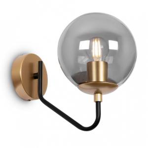 Бра Freya Moricio FR5140WL-01GB Черный с Золотом