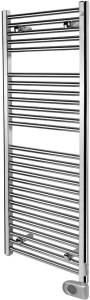 Полотенцесушитель электрический Zehnder Aura PBECZ-120-050/MQ CR 120x50 хром