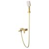 Смеситель для ванны Wonzon & Woghand WW-88639016-BG с душевым гарнитуром, брашированное золото