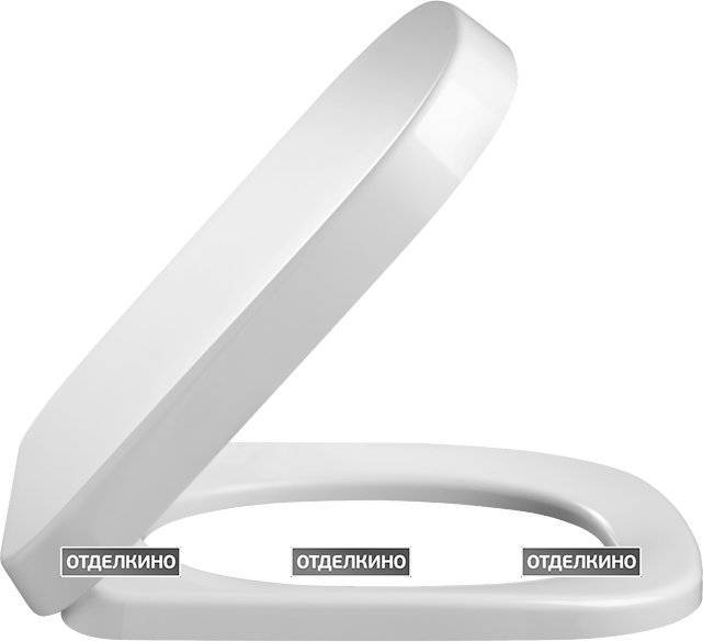 Крышка-сиденье Jacob Delafon Odeon Up 8409K с микролифтом, петли хром