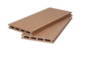 Террасная доска Polivan Group Singaraja (Сингараджа) ДПК Пустотелая Velvet 3D Wood (Вельвет Текстура дерева) Песочный 5800x140x20