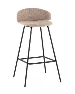 Стул барный Stool Group Nita 9091C l.brown UF998-5 кофейный, букле