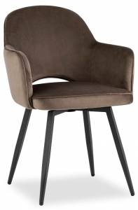 Кресло Stool Group Венера MC16-2F KD HLR-49 велюр коричневый
