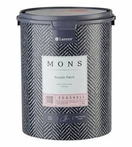 Краска интерьерная акриловая Mons Eggshell шелковисто-матовая база TR 2.5 л