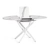 Стол Tetchair Manzana 19729 мрамор светлый/белый 100x75x100 фото 4