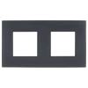 Рамка 2-постовая IEK Skandy SK-M22-G-K53 графит фото 4