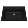 Раковина Uperwood Classic Quartz 291030002 черная матовая, уголь, 60x45 фото 6