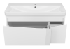 Тумба с раковиной Brevita Карго УТ000024160 белая, 80 см фото 3