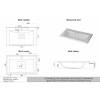 Раковина Uperwood Elen 291120421 белая, 74.3x44.5 фото 3