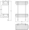 Полка Zorg Antic AZR U-3 BR фото 2