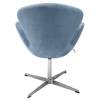Кресло Bradex Home Swan Style Chair FR 0654 серый/искусственная замша фото 4