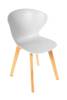 Стул Bradex Home Gracia FR 0031 белый с деревянными ножками