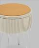 Пуф Stool Group Астор 23A1696VD-8167-01-S бежевый серебряные ножки фото 5