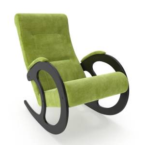 Кресло-качалка Leset Модель 3 2000000063027 Венге/Verona Apple Green