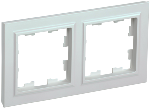 Рамка 2-постовая IEK Brite BR-M22-K36 жемчуг