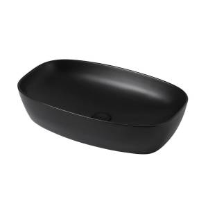 Раковина Abber Rechteck AC2206MB 60 см, черная матовая