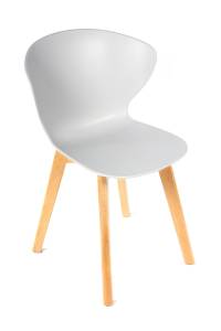 Стул Bradex Home Gracia FR 0031 белый с деревянными ножками