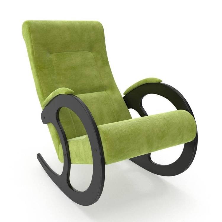 Кресло-качалка Leset Модель 3 2000000063027 Венге/Verona Apple Green