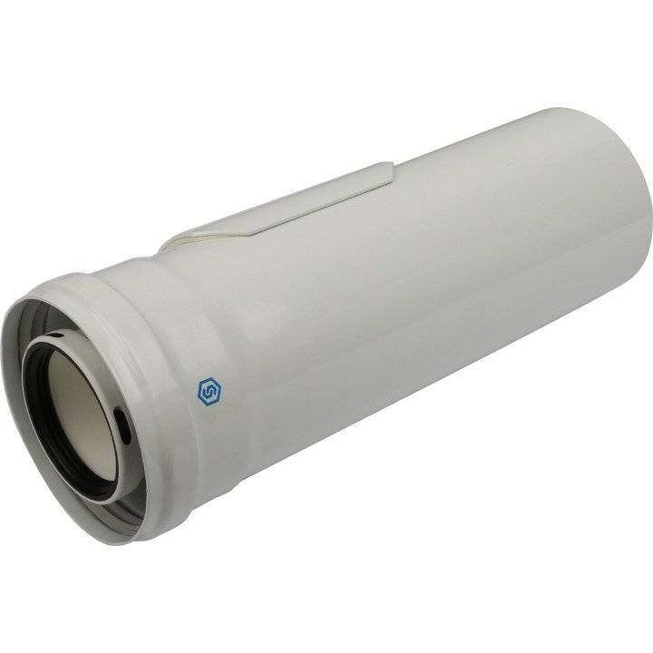 Конденсационная труба Stout DN60/100 м/п PP-AL 310 мм с инспекционным окном