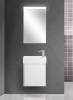 Тумба с раковиной Belbagno Kraft Mini KRAFT MINI-500/260-1A-SO-BO-R 45x25x50 Bianco Opaco подвесная с распашной дверцей, правосторонняя фото 7