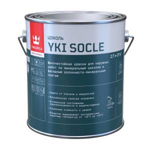 Краска силиконовая фасадная Tikkivala Yki Silicon глубокоматовая база A 2.7 л
