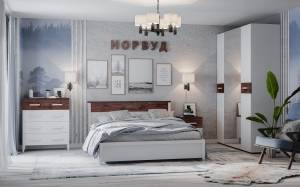 Спальня ГЛАЗОВ МЕБЕЛЬ Норвуд Н001535 Комплект 1