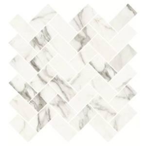 Мозаика Kerranova Marble Trend K-1001/LR/m06 Calacatta 28.2x30.3