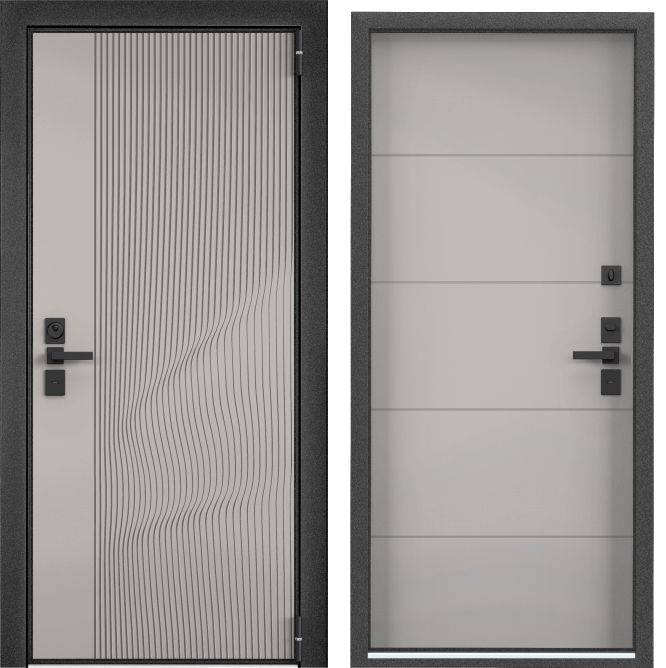 Входная стальная дверь Torex ULTIMATUM NEXT 1229889 ЛКА Malva/ЛКП Ivory 2050x880