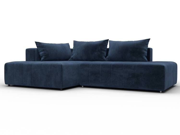 Диван угловой Лига Диванов Лига-103 134806L Синий