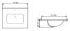 Раковина Aquanet Flat 50 330428 белый матовый, 51.5x41.5 фото 7