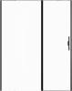 Душевая дверь в нишу Allen Brau Priority 3.31039.BBA профиль черный матовый, 1600x2000