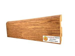 Плинтус МДФ TeckWood цветной Дуб Краст (Oak Crust) 2150х75х16