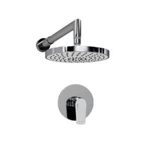 Душевой комплект Wasserkraft A12629 с верхней душевой насадкой, хром, встраиваемый