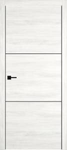 Межкомнатная дверь Владимирская Фабрика Дверей Urban 2 Nord Vellum Black Mould BE 700x2000
