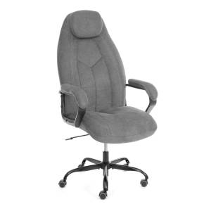 Кресло компьютерное Tetchair Boss metalBL (22) 25264 серый, KUB 05, ткань