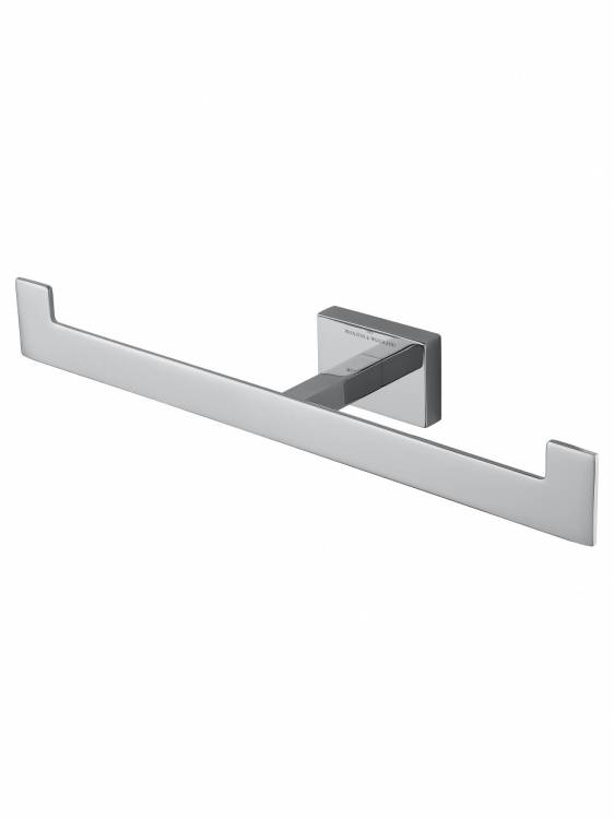 Держатель для туалетной бумаги Wonzon & Woghand WW-9746 двойной с полкой, хром